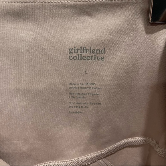 Girlfriend Collective High Waist 7/8 Leggings in Quartz Size Large - Picture 8 of 12